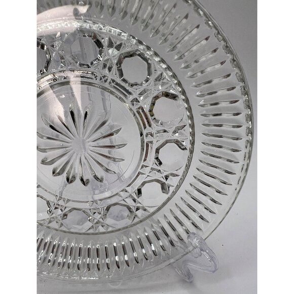 Vtg 1950's Indiana Glass Round Dish No Chips - Picture 3 of 4